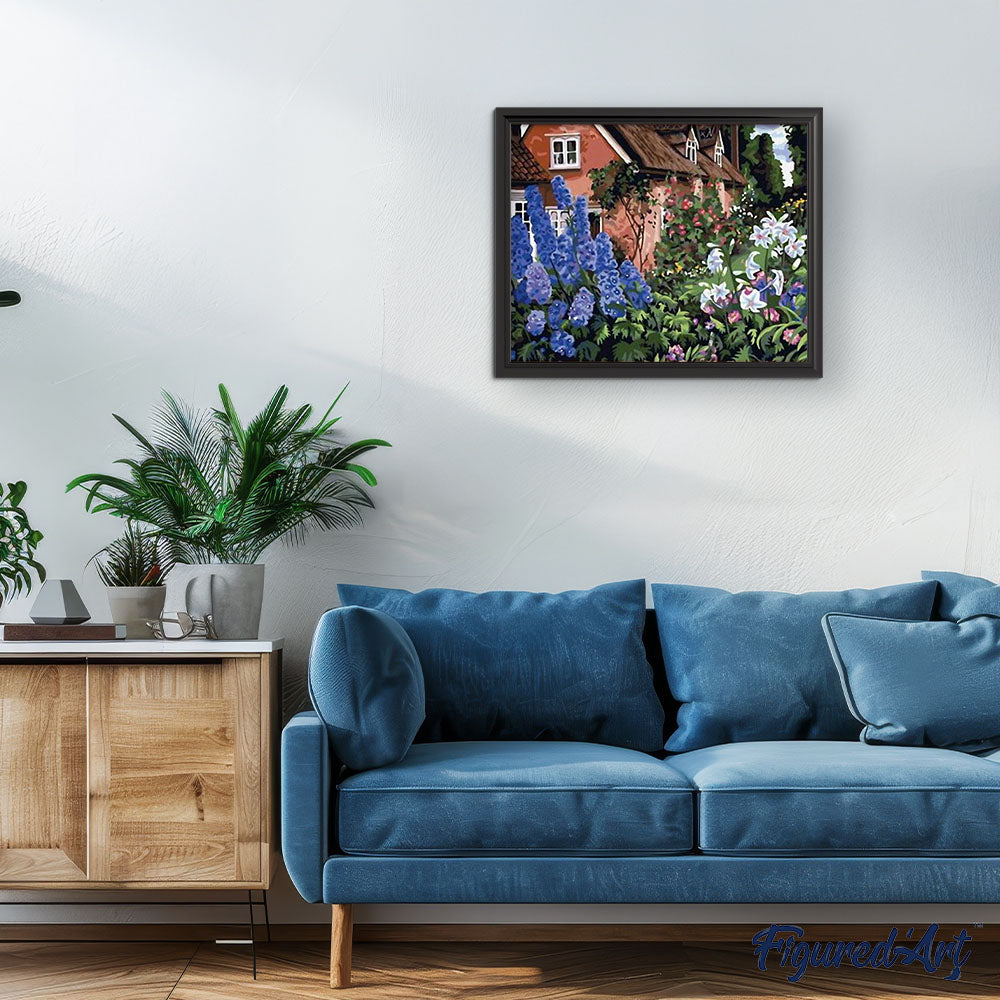 paint by numbers | Beautiful Garden | flowers intermediate new arrivals | FiguredArt