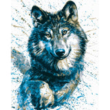 paint by numbers | Beautiful Wolf | animals intermediate new arrivals wolves | FiguredArt