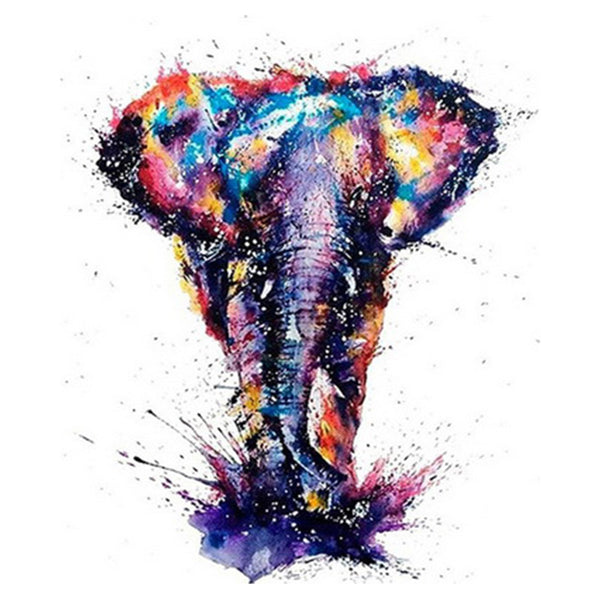 paint by numbers | Acrylic Asian Elephant | advanced animals elephants new arrivals | FiguredArt
