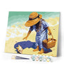paint by numbers | Summer at the Beach | beginners easy landscapes romance | FiguredArt