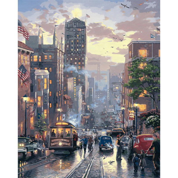 paint by numbers | American City | advanced cities | FiguredArt