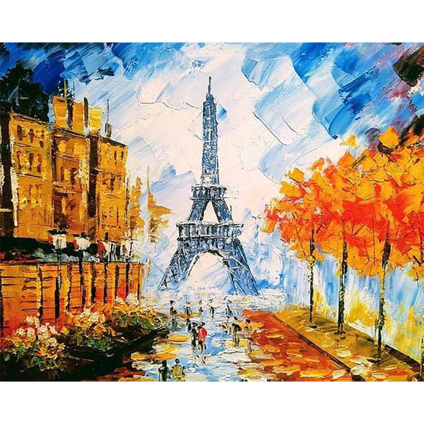 paint by numbers | Beautiful Eiffel Tower | advanced cities | FiguredArt