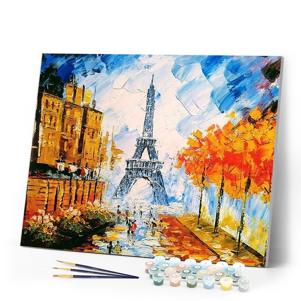 paint by numbers | Beautiful Eiffel Tower | advanced cities | FiguredArt