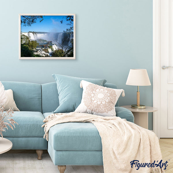 paint by numbers | Big Waterfall | intermediate landscapes new arrivals | FiguredArt