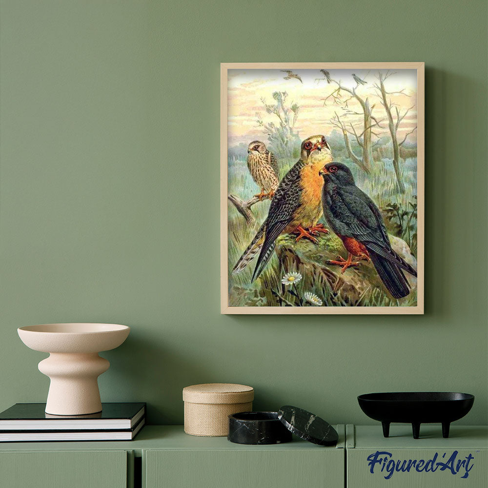 paint by numbers | Birds in the Forest | advanced animals birds new arrivals | FiguredArt