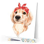 paint by numbers | My Cute Dog | animals dogs easy new arrivals | FiguredArt