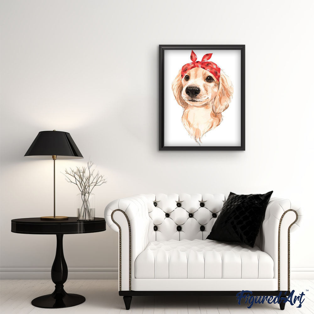 paint by numbers | My Cute Dog | animals dogs easy new arrivals | FiguredArt