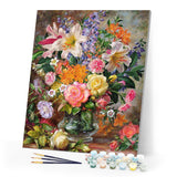paint by numbers | Flowers in All colors | advanced flowers new arrivals | FiguredArt