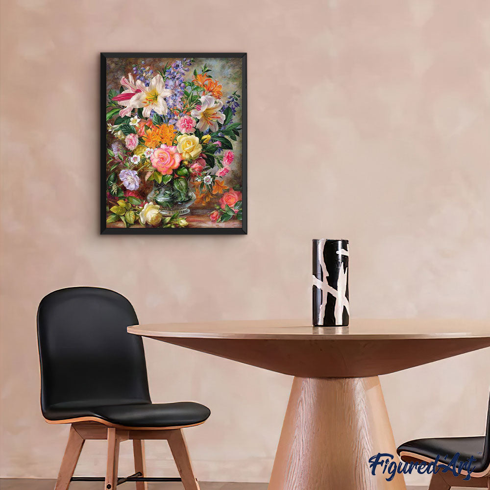 paint by numbers | Flowers in All colors | advanced flowers new arrivals | FiguredArt