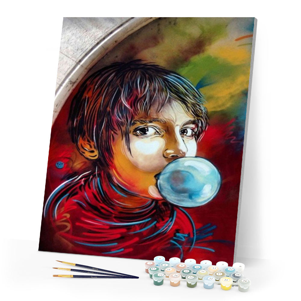 paint by numbers | Bubble Gum | intermediate new arrivals portrait | FiguredArt