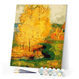 paint by numbers | Big Yellow Tree | intermediate landscapes new arrivals trees | FiguredArt