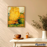 paint by numbers | Big Yellow Tree | intermediate landscapes new arrivals trees | FiguredArt