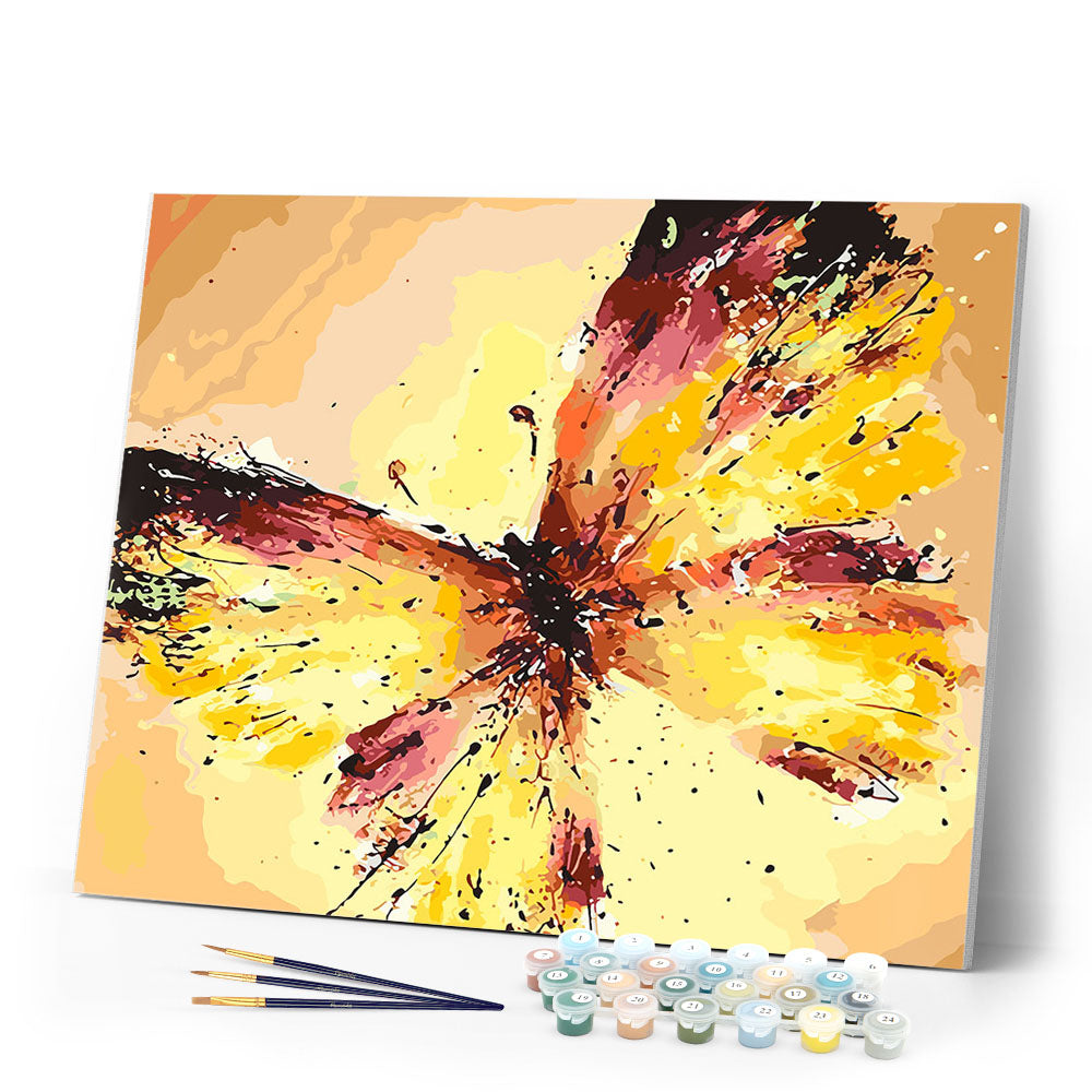 paint by numbers | Bright colors Butterfly | advanced animals butterflies new arrivals | FiguredArt