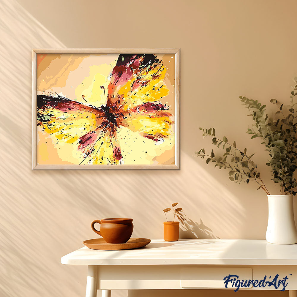 paint by numbers | Bright colors Butterfly | advanced animals butterflies new arrivals | FiguredArt