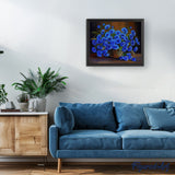 paint by numbers | Beautiful Blue Flowers | advanced flowers new arrivals | FiguredArt