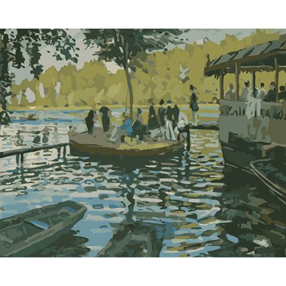paint by numbers | By the Lake | advanced famous paintings landscapes new arrivals | FiguredArt