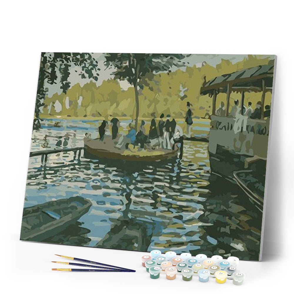 paint by numbers | By the Lake | advanced famous paintings landscapes new arrivals | FiguredArt