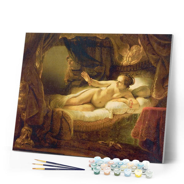 paint by numbers | Woman in her bed | advanced famous paintings new arrivals portrait | FiguredArt
