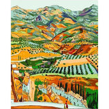 paint by numbers | Countryside Landscape from the Hills | intermediate landscapes new arrivals | FiguredArt