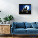 paint by numbers | Castle and Full Moon | advanced castles new arrivals | FiguredArt