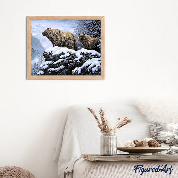 paint by numbers | Bears | advanced animals bears new arrivals | FiguredArt