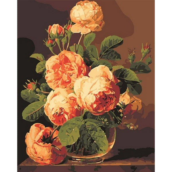 paint by numbers | Big Flowers | flowers intermediate new arrivals | FiguredArt