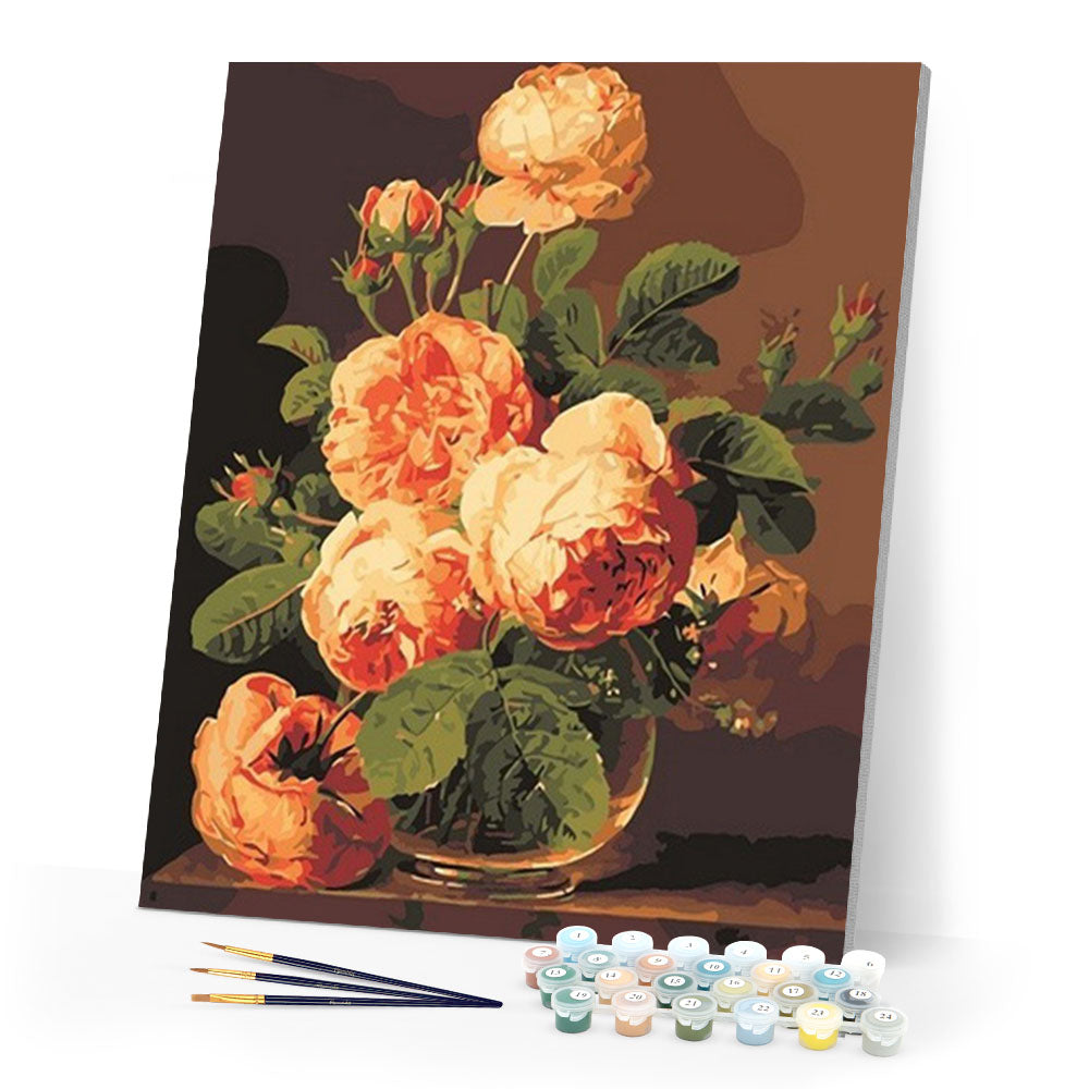 paint by numbers | Big Flowers | flowers intermediate new arrivals | FiguredArt