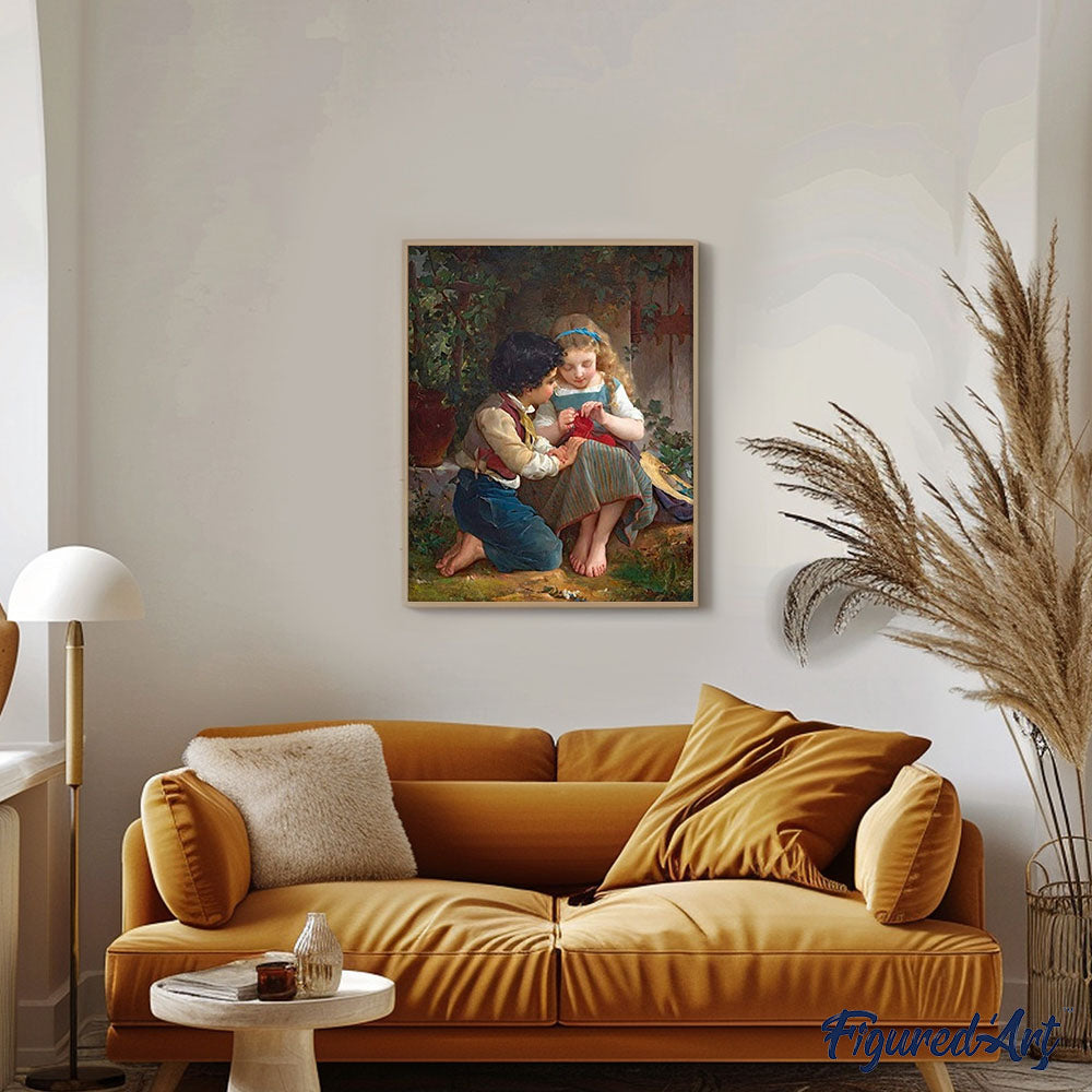 paint by numbers | Childhood Friends | advanced new arrivals portrait | FiguredArt