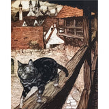 paint by numbers | Cat on the ledge | advanced animals cats new arrivals | FiguredArt