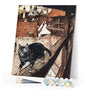 paint by numbers | Cat on the ledge | advanced animals cats new arrivals | FiguredArt