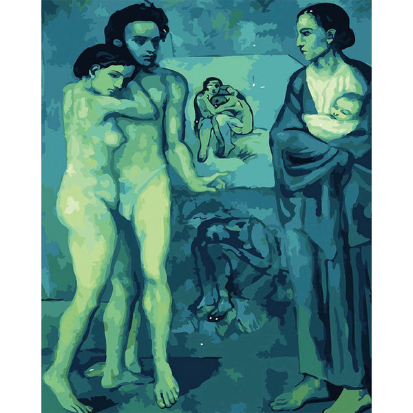 paint by numbers | Couple and Woman | advanced new arrivals portrait | FiguredArt