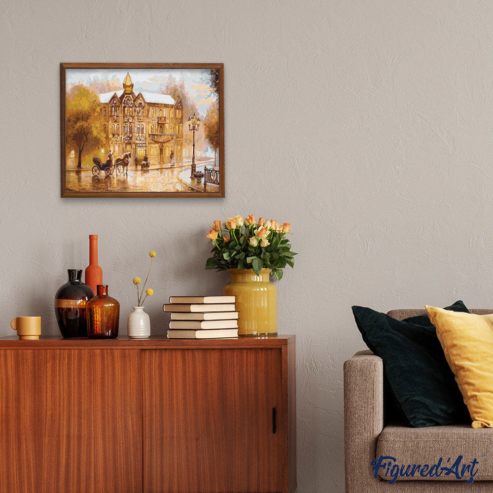 paint by numbers | Carriage Horse Ride | advanced cities | FiguredArt