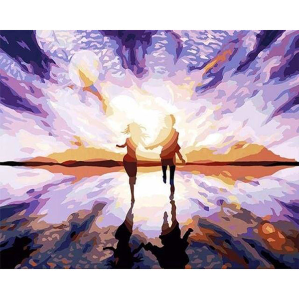 paint by numbers | Happiness | easy landscapes romance | FiguredArt