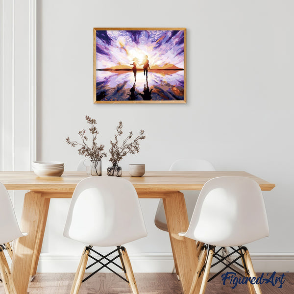 paint by numbers | Happiness | easy landscapes romance | FiguredArt