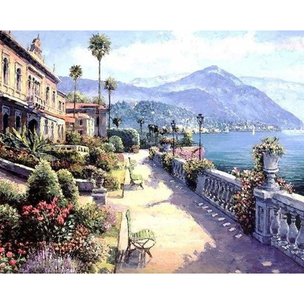 paint by numbers | Beautiful Coastal Landscape | advanced cities landscapes | FiguredArt