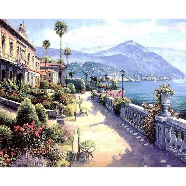 paint by numbers | Beautiful Coastal Landscape | advanced cities landscapes | FiguredArt