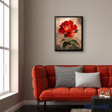 paint by numbers | beautiful red rose | new arrivals flowers easy | FiguredArt