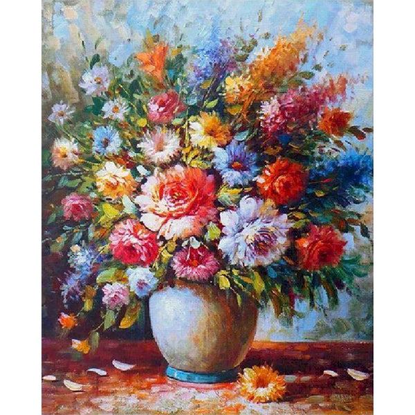 paint by numbers | beautiful bouquet of flowers | new arrivals flowers advanced | FiguredArt