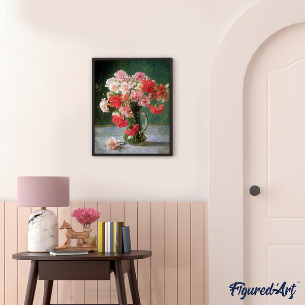 paint by numbers | carnation bouquet | new arrivals flowers advanced | FiguredArt