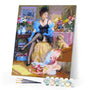 paint by numbers | Courtesan and her Dog | intermediate romance | FiguredArt