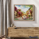 paint by numbers | breakfast in a mediterranean village | new arrivals cities landscapes advanced | FiguredArt