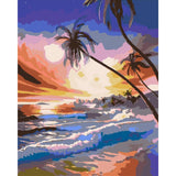 paint by numbers | storm on the beach | new arrivals landscapes easy | FiguredArt