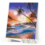 paint by numbers | storm on the beach | new arrivals landscapes easy | FiguredArt