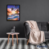 paint by numbers | storm on the beach | new arrivals landscapes easy | FiguredArt