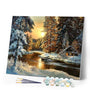 paint by numbers | Sunset Forest | advanced landscapes | FiguredArt