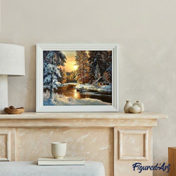 paint by numbers | Sunset Forest | advanced landscapes | FiguredArt