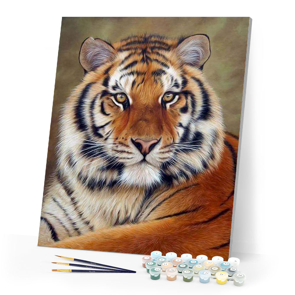 paint by numbers | tiger look | new arrivals animals tigers advanced | FiguredArt