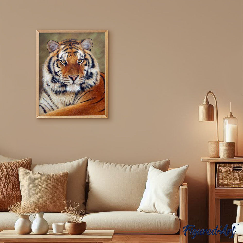 paint by numbers | tiger look | new arrivals animals tigers advanced | FiguredArt