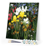 paint by numbers | colorful field of flowers | new arrivals flowers advanced | FiguredArt