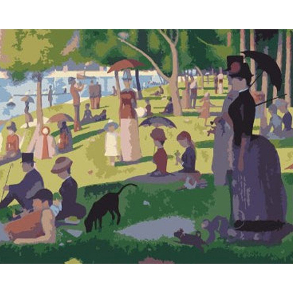 paint by numbers | georges seurat a sunday afternoon on the island of la grande jatte | new arrivals reproduction landscapes easy | FiguredArt